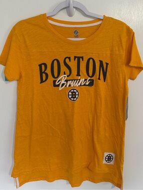 NHL Boston Bruins Yellow Tee Size Medium NWT